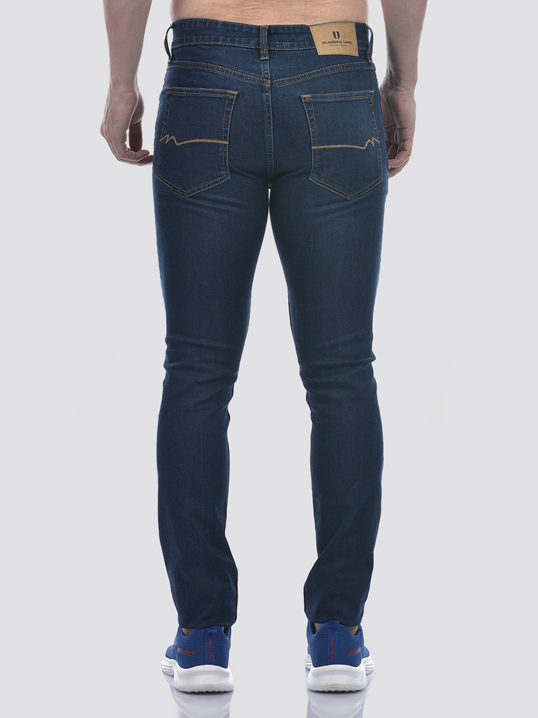 Numero Uno Men Blue Skinny Fit Sustainable Jeans